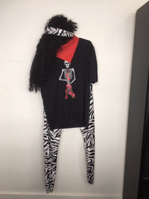 COSTUME RENTAL - Y207 Guitar Hero 4 pcs