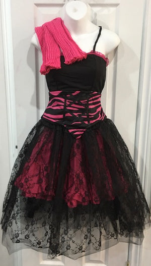 COSTUME RENTAL - Y217 1980's Cyndi Lauper - 11 pieces MED