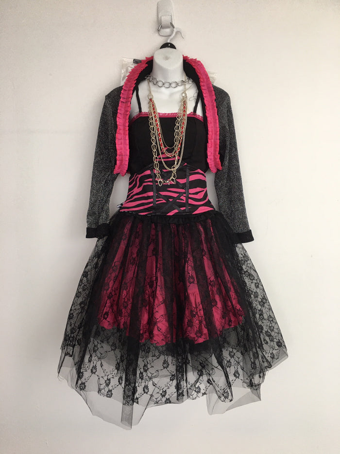 COSTUME RENTAL - Y217 1980's Cyndi Lauper - 11 pieces MED