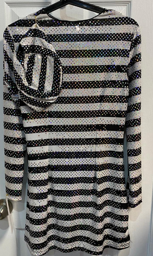 COSTUME RENTAL - X343 Striped Dress and hat 2 PCS