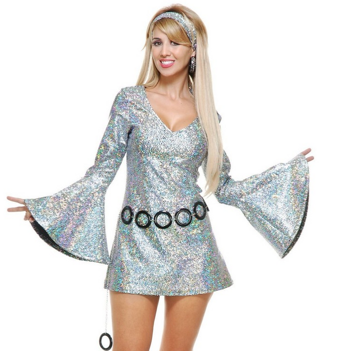 COSTUME RENTAL - X220B Sparkle Diva Dress 2 pcs
