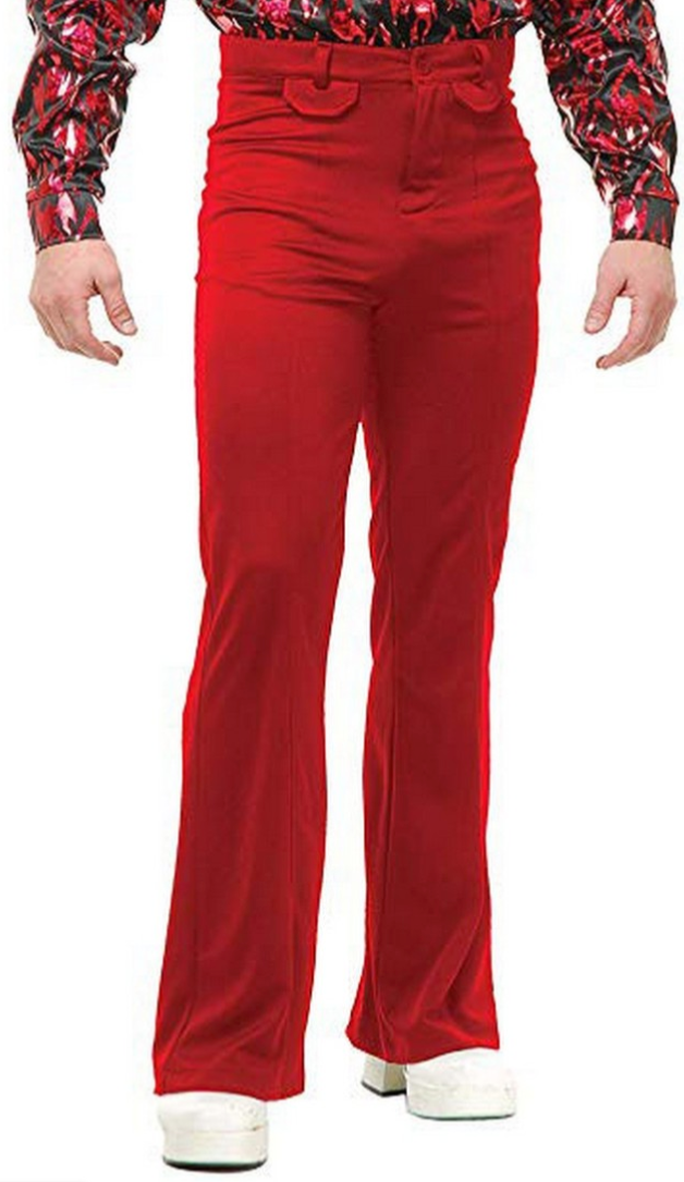 COSTUME RENTAL - X90M Disco Pants, RED 34”