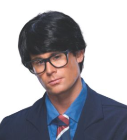 WIG: 70's Men's Character Wig- Black