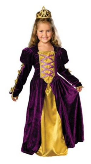 KIDS COSTUME:  Regal Purple Queen