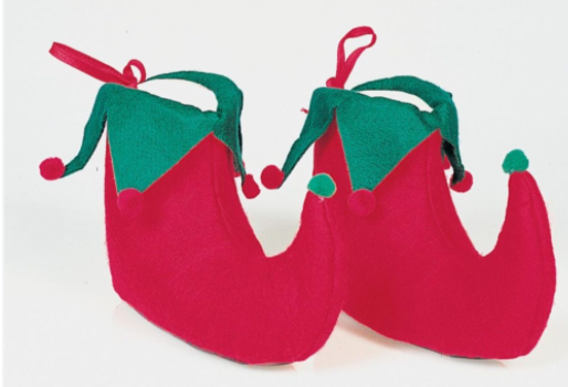 ACCESS: Xmas, Elf Shoes red