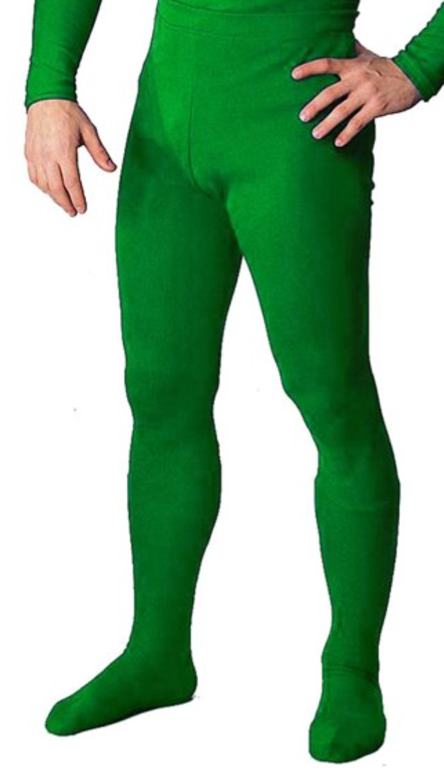 COSTUME RENTAL - A25 Green Tights Small