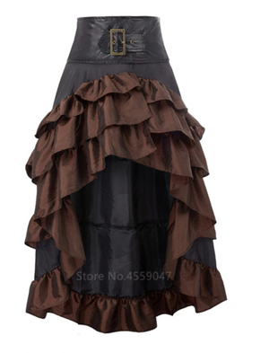 COSTUME RENTAL - C27 Steampunk Sweetie SKirt with 2 Gloves 3 pc