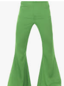 COSTUME RENTAL - X90P Disco Pants, LIME GREEN 34”