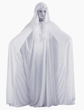 ACCESS: Cape, White 68" full cut with hood