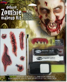 MAKEUP:  Deluxe Zombie Makeup Kit