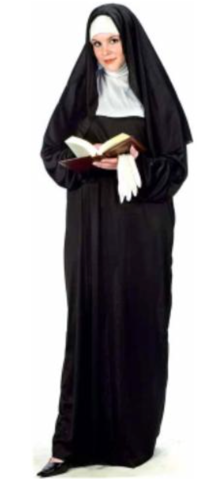 ADULT COSTUME: Mother Superior Nun PLUS