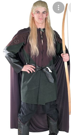 COSTUME RENTAL - D89 Legolas Lord of the RIngs  8 pc Med