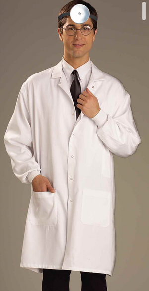 ADULT COSTUME: Lab Coat Plus size
