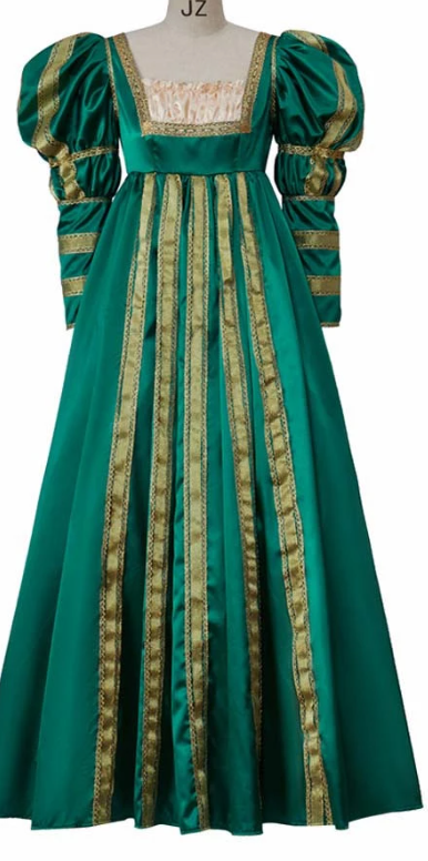 COSTUME RENTAL - A19A  Renaissance/Shakesperean Juliet Dress MED 1pc