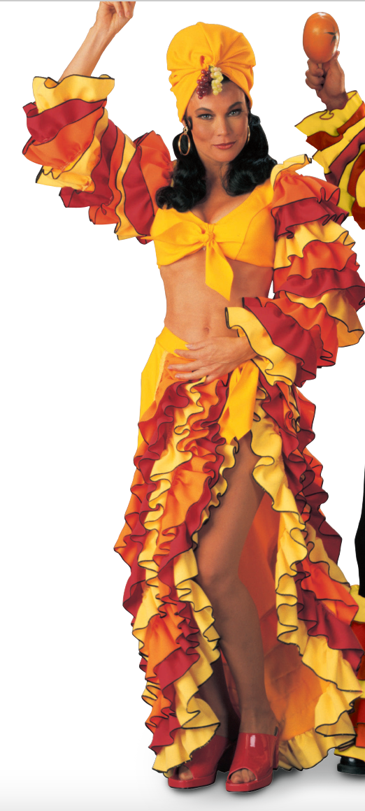 COSTUME RENTAL - I22 Calypso Queen 4pc med