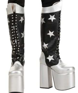 SHOE RENTAL - Z108 Kiss Starchild Boots size 10