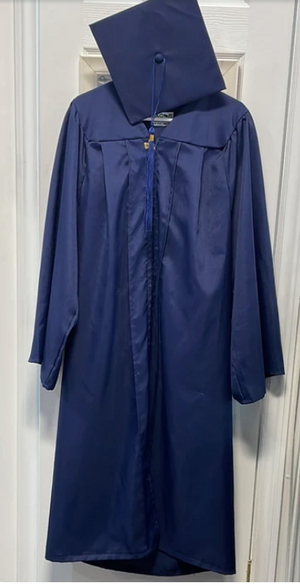 COSTUME RENTAL - O29a Graduation Robe with cap