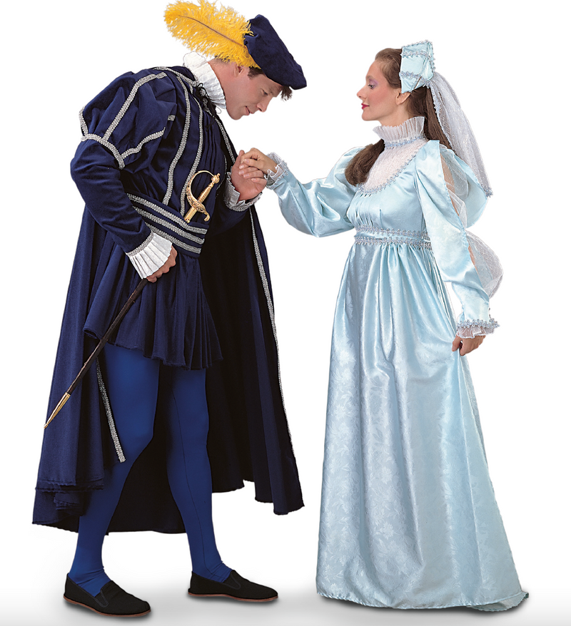 COSTUME RENTAL - A71 Romeo, Blue, Large 4pcs – Woodbridge Costume Rentals