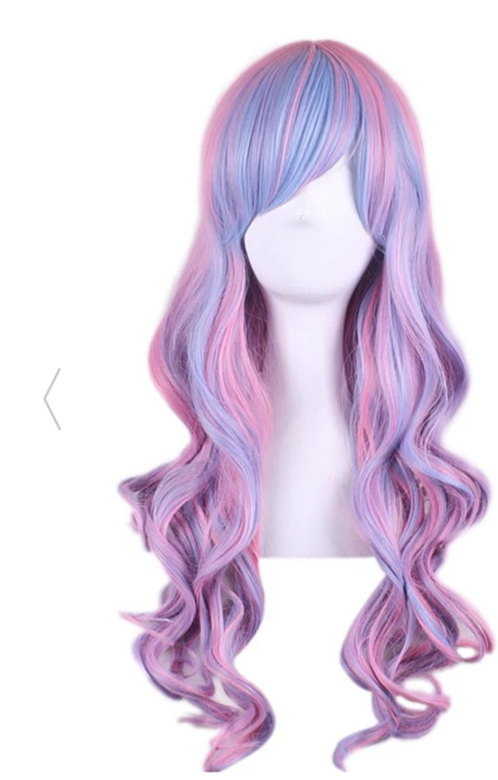 WIG: Rainbow bright lilac wig R5007