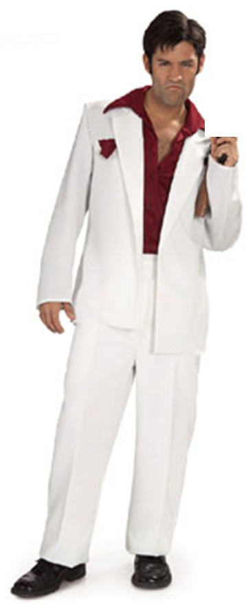 COSTUME RENTAL - X61 Disco Suit, Tony Montana 5pcs