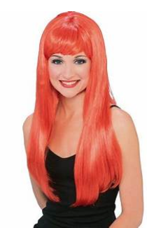 WIG: Glamour Wig Red