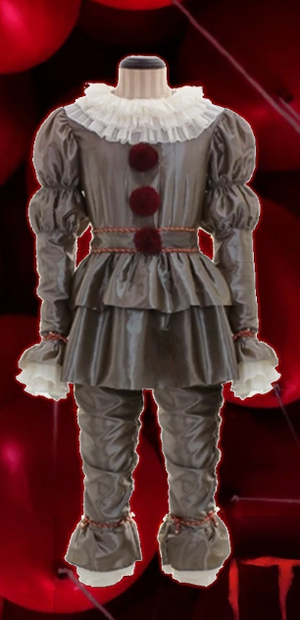 COSTUME RENTAL - D69 PENNYWISE  7pc Large