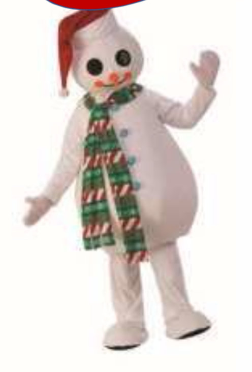 COSTUME RENTAL - R147A  Snowman 7 pcs