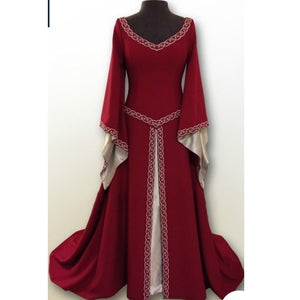 COSTUME RENTAL - A32 Red Faire Maiden - 2 pcs XL