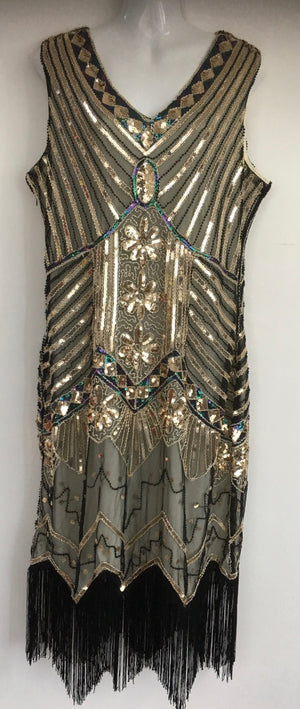 COSTUME RENTAL - J5 1920's Great Gatsby HELEN Dress