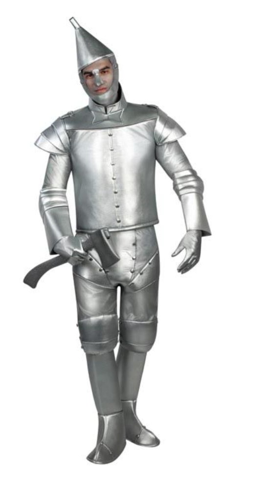 COSTUME RENTAL - D52A Tin Man Deluxe Medium 8 pcs