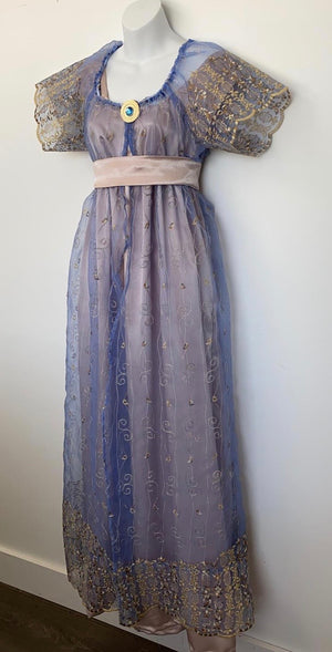 COSTUME RENTAL - B2 Pink Colonial Dress / Bridgerton-3 pc MED – Woodbridge  Costume Collection