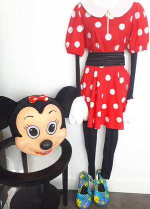 COSTUME RENTAL - R112b Miss Mouse.. 7 pieces