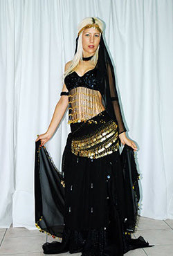 COSTUME RENTAL - I11 Belly Dancer 11pc small