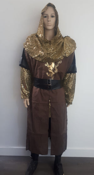 COSTUME RENTAL - A55 Golden Knight - 8 pc Large