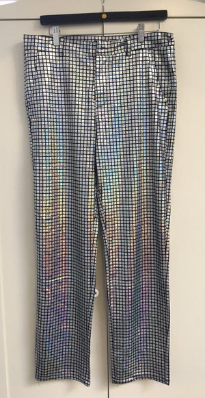 COSTUME RENTAL - X106A Pants, disco ball theme 34”