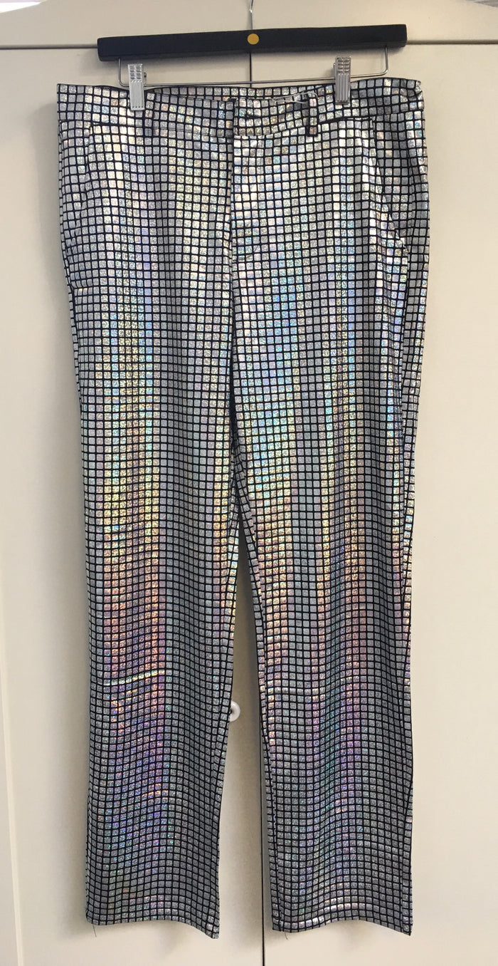 COSTUME RENTAL - X106A Pants, disco ball theme 34”