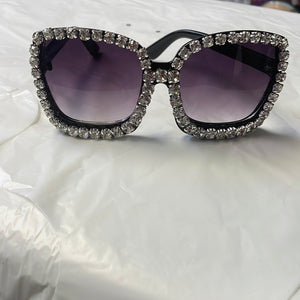 ACCESS: Glasses, black with purple/black lenses