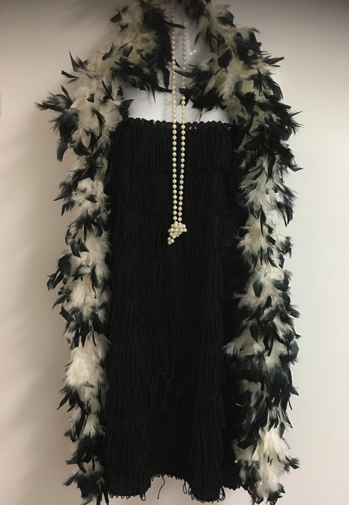 COSTUME RENTAL - J13 1920s Black Flapper Dress Woodbridge Costume Rentals COSTUME RENTAL - J13 1920s Black Flapper Dress Woodbridge Costume Rentals