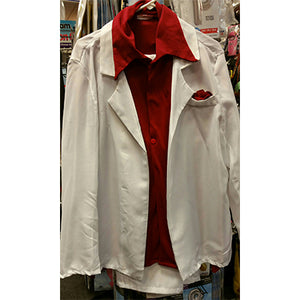 COSTUME RENTAL - X60 Disco Suit, 3 pc White LRG