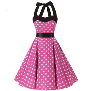 COSTUME RENTAL - J67 1950's Dress, Pink Polka Dot, 2 pieces xL Woodbridge Costume Rentals COSTUME RENTAL - J67 1950's Dress, Pink Polka Dot, 2 pieces xL Woodbridge Costume Rentals