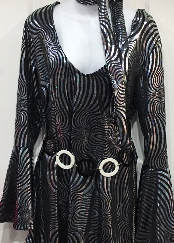 COSTUME RENTAL - X201  Disco Diva Dress LRG