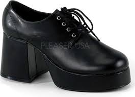 SHOES: Platform Shoes  Flat Black
