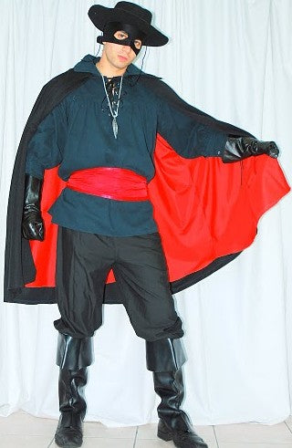 COSTUME RENTAL - I27 Zorro  11 pc large